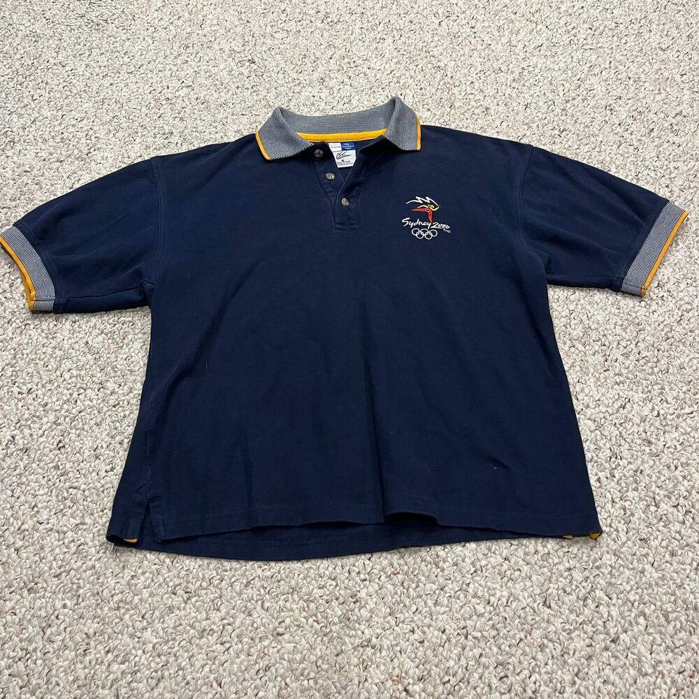 Vintage Sydney Australia 2000 Olympics Womens Polo Shirt S Casual Classic